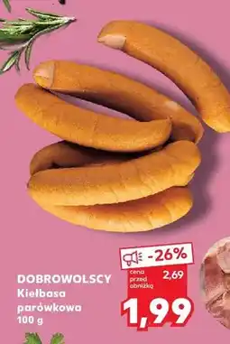 Kaufland Kiełbasa parówkowa Dobrowolscy oferta