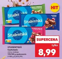 Kaufland Czekolada różne rodzaje oferta