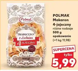 Kaufland Makaron 4-jajeczny różne rodzaje opakowanie oferta