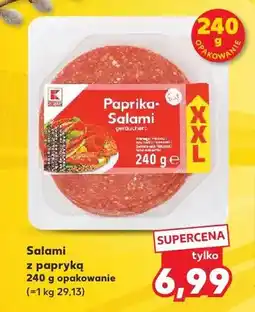 Kaufland Salami z papryką oferta