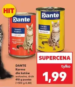 Kaufland Karma dla kotów wołowina, drób oferta