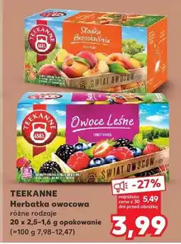 Kaufland Herbatka owocowa różne rodzaje oferta
