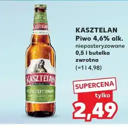 Kaufland Piwo 4,6% alk. niepasteryzowane oferta
