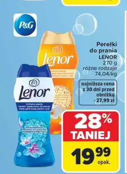 Carrefour Perełki do prania Lenor oferta