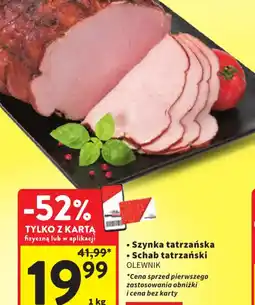 Intermarche Olejnik Szynka tatrzańska oferta