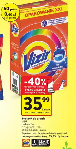 Intermarche Vizir proszek do prania oferta