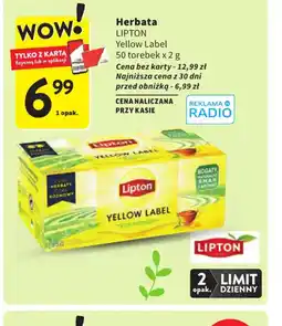 Intermarche Herbata Lipton Yellow Label oferta