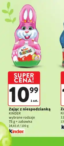 Intermarche Kinder Zając z niespodzianką oferta