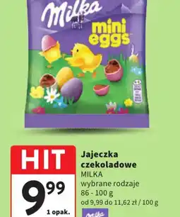 Intermarche Jajeczka czekoladowe Milka oferta