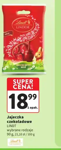 Intermarche Lindt Jajeczka czekoladowe oferta