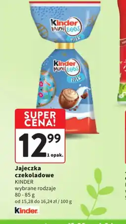 Intermarche Jajeczka czekoladowe Kinder oferta