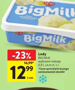 Intermarche Lody Big Milk oferta