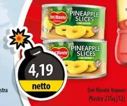 DUO-TES Del Monte Ananas Plastry oferta