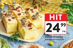 Intermarche KRAINA WYPIEKOW Sernik firmowy oferta