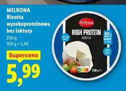 Lidl Ser ricotta wysokoproteinowa bez laktozy oferta