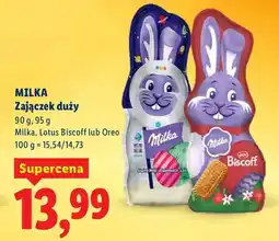 Lidl Zajączek duży czekoladowy Oreo oferta