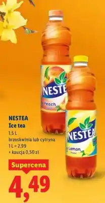 Lidl Napój Ice Tea brzoskwinia oferta