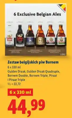 Lidl Zestaw belgijskich piw Bornem 6-pak oferta