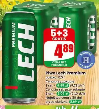 Piwo Lech Premium puszka