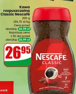 Dino Kawa rozpuszczalna classic Nescafe oferta