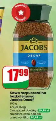 Dino Kawa rozpuszczalna bezkofeinowa Jacobs Decaf oferta