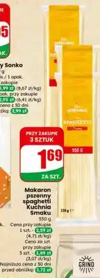 Dino Makaron pszenny spaghetti Kuchnia Smaku oferta