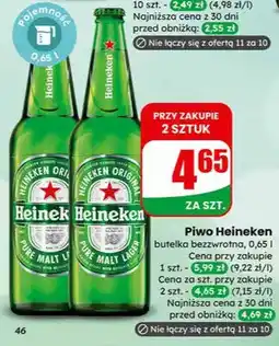 Dino Piwo Heineken butelka bezwrotna oferta