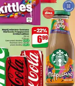 Dino Napój mleczno-kawowy Frappuccino limited edition oferta