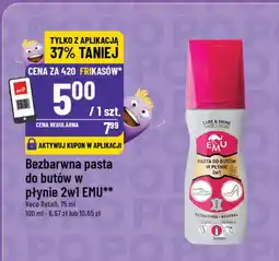 Polomarket Bezbarwna pasta do butów w płynie 2w1 EMU oferta