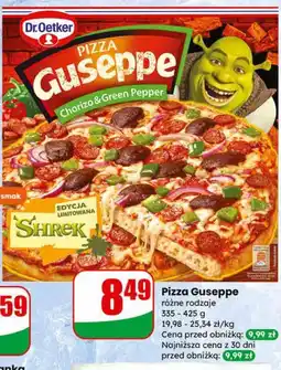 Dino Pizza Guseppe różne rodzaje oferta