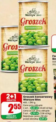 Dino Groszek konserwowy Warzyw Moc oferta