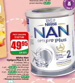 Dino Mleko Nan Optipro Plus 2, 3, 4 oferta