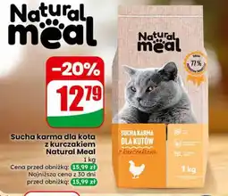 Dino Sucha karma dla kota z kurczakiem Natural Meal oferta