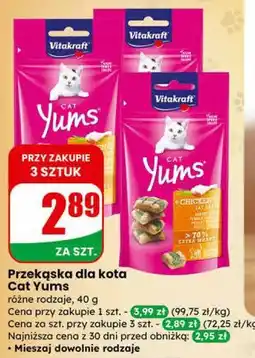Dino Przekąska dla kota Cat Yums oferta