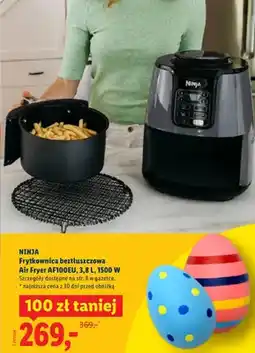 Lidl Frytkownica beztłuszczowa Air Fryer AF100EU, 3,8 L, 1500 W oferta