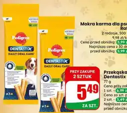 Dino Przekąska dla psa Dentastix Pedigree oferta