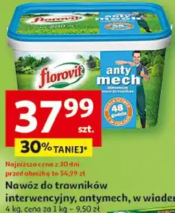 Auchan Nawóz do trawników interwencyjny, antymech, w wiaderku oferta