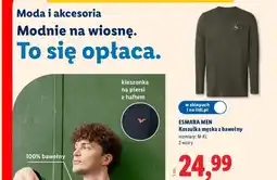 Lidl Koszulka męska z bawełny oferta