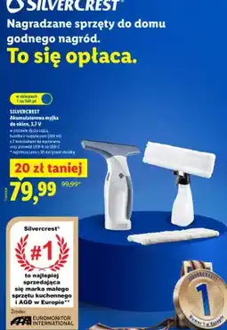 Lidl Akumulatorowa myjka do okien oferta