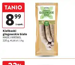 Intermarche Kiełbaski głogowskie białe oferta