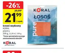 Intermarche Koral Losoś wędzony oferta