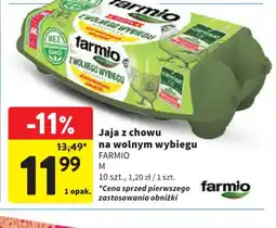 Intermarche Jaja z chowu na wolnym wybiegu Farmio oferta