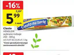Intermarche Henglein Ciasto na tartę oferta