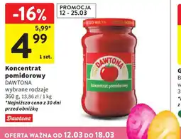 Intermarche Koncentrat pomidorowy Dawtona oferta