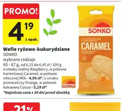 Intermarche Sonko Wafle ryżowo-kukurydziane oferta