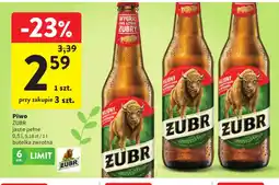 Intermarche Piwo Zubr oferta