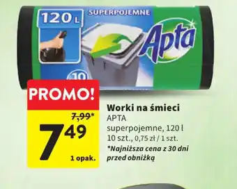 Intermarche Worki na śmieci Apta oferta