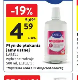 Intermarche Labell Płyn do płukania jamy ustnej oferta