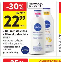Intermarche NIVEA Balsam/Mleczko do ciała oferta