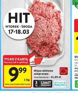 Intermarche Mięso mielone wieprzowe oferta